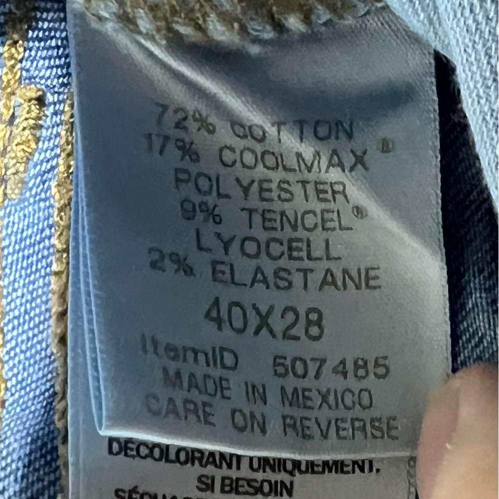 TWO LL Bean Jeans Mens 40x28 Blue BeanFlex Standard Fit Straight Leg Medium Wash - Picture 14 of 15